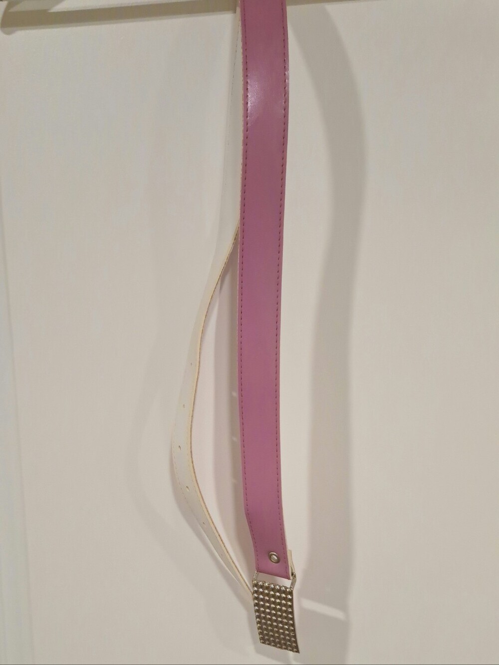 Y2K Pastel Pink Belt - 2000s Cyber Glam Style Buckle